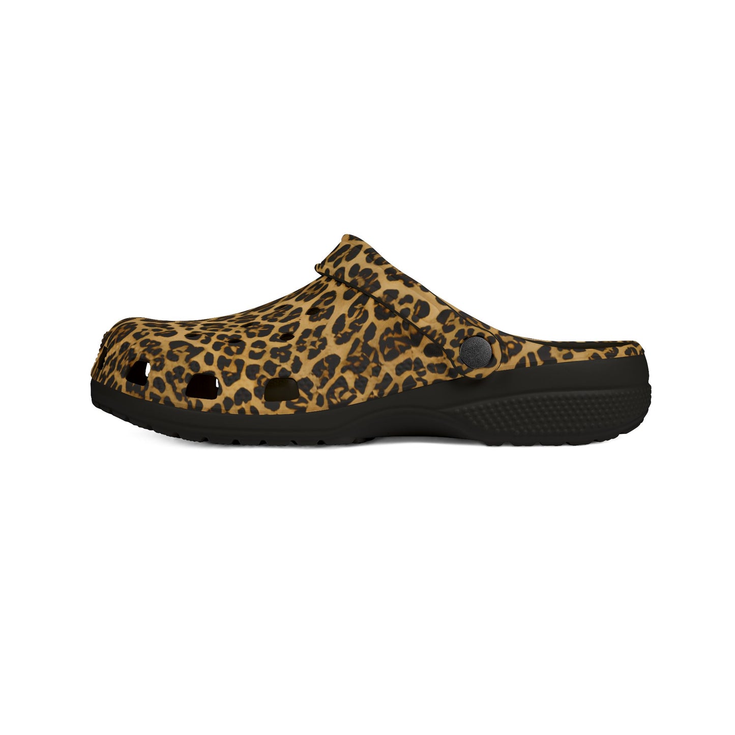 Leopard Print EVA Foam Clogs for Comfortable & Fun Footwear, Garden Shoes, Casual Slippers, Trendy Summer Footwear