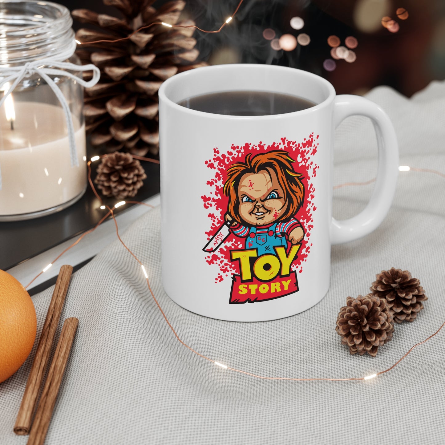Chucky Toy Story Mug, Horror Movies