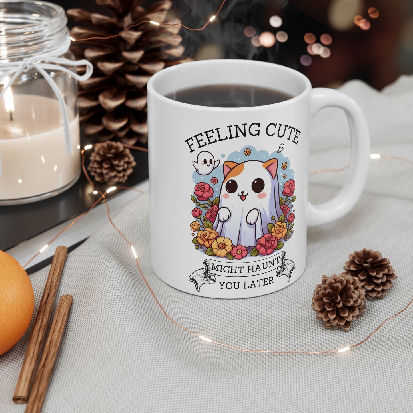 Feeling cute, might haunt you later, spooky cute Mug