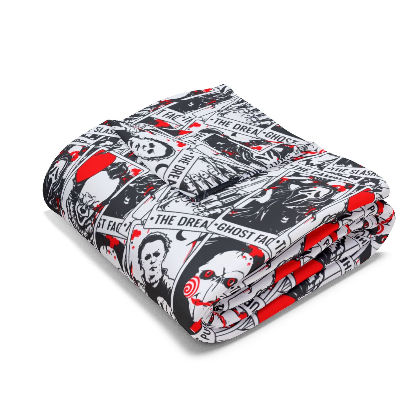 Horror Movies Tarot Arctic Fleece Blanket - Halloween Decor