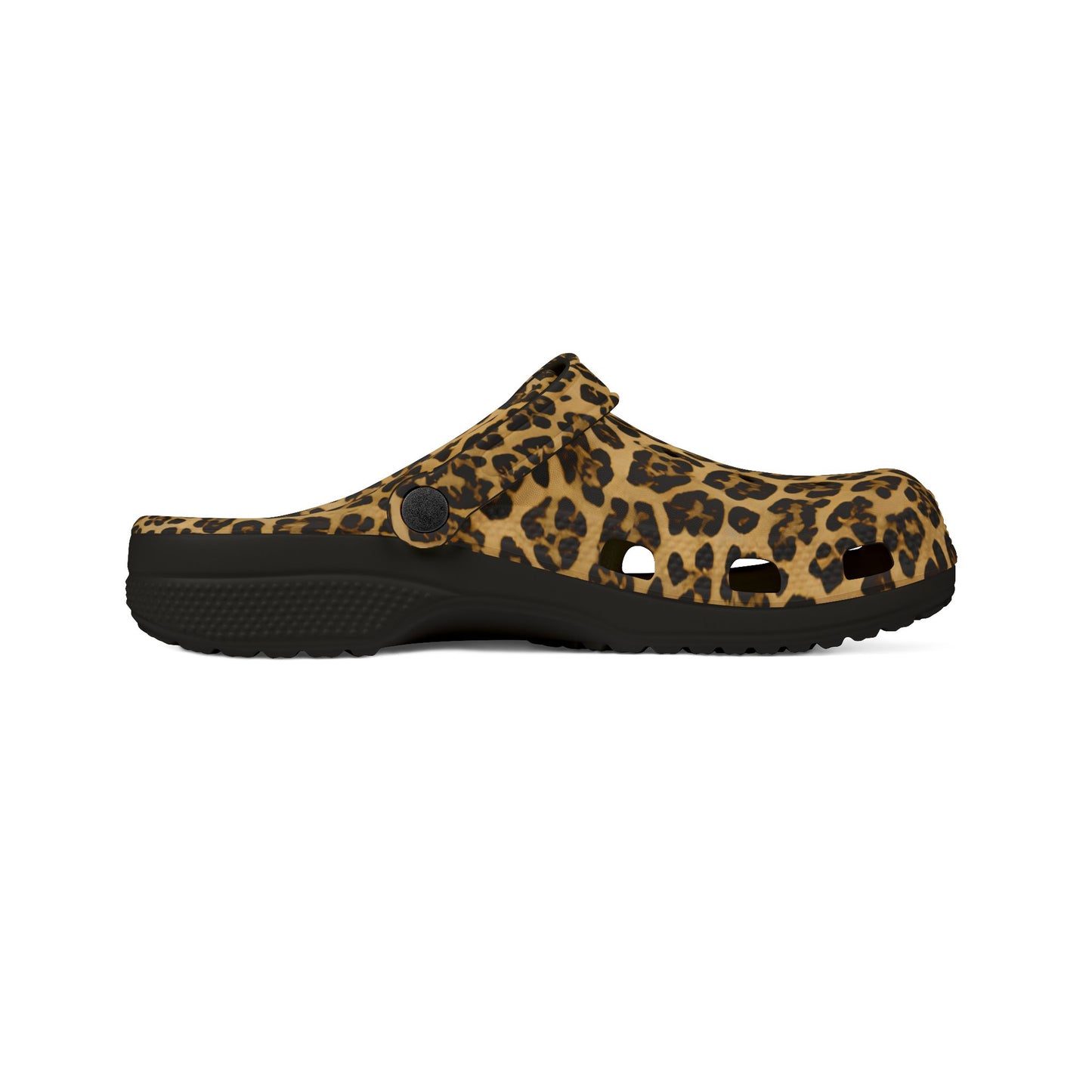 Leopard Print EVA Foam Clogs for Comfortable & Fun Footwear, Garden Shoes, Casual Slippers, Trendy Summer Footwear