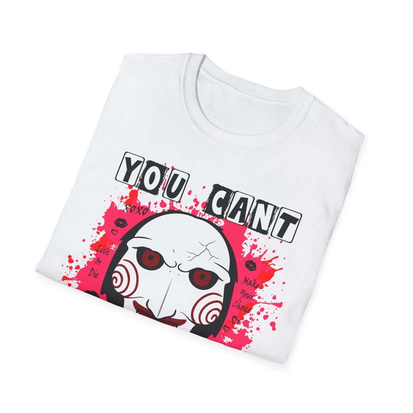 Jigsaw Horror Movie Softstyle T-Shirt, up to 5XL