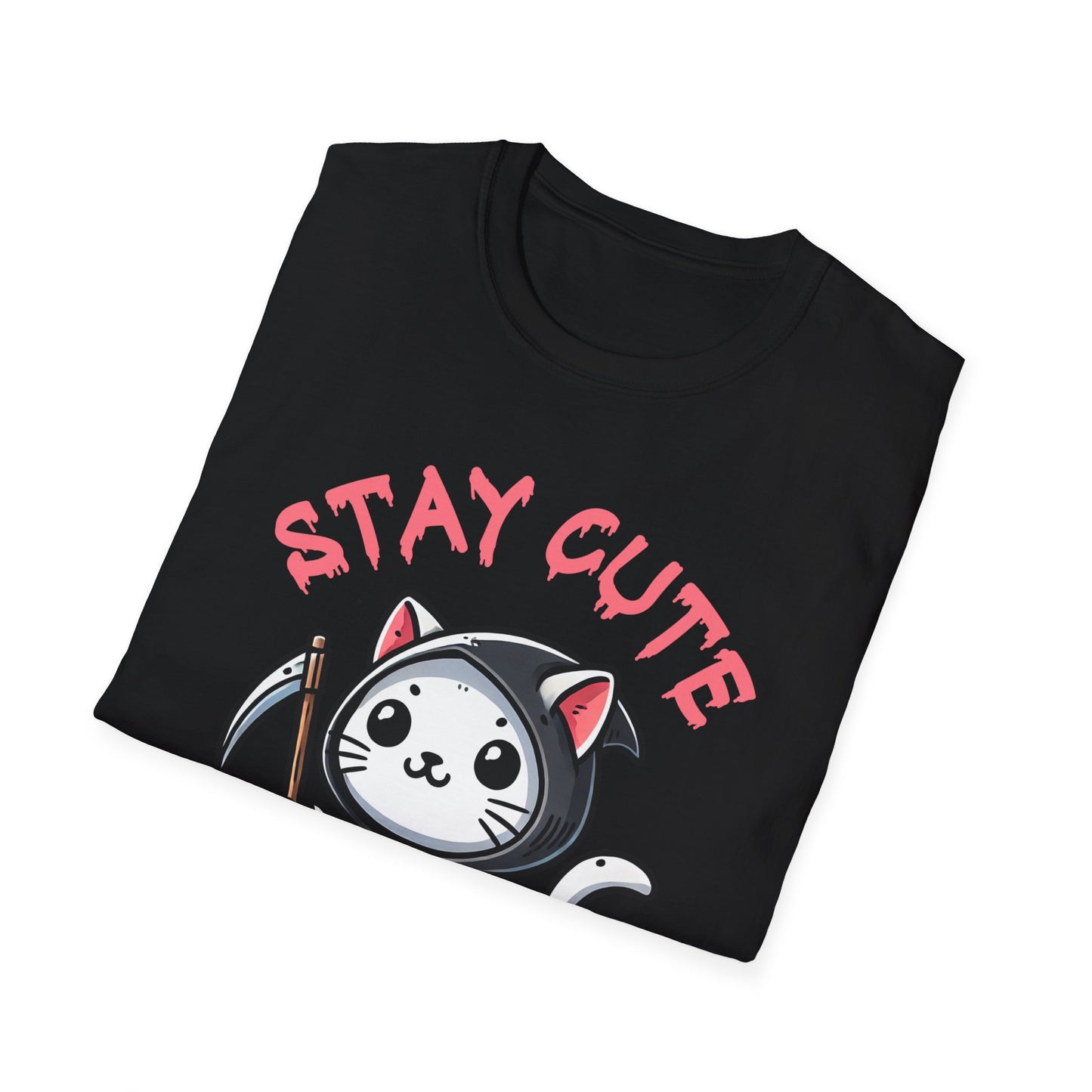 Cute Grim Reaper Softstyle T-Shirt, up to 5XL