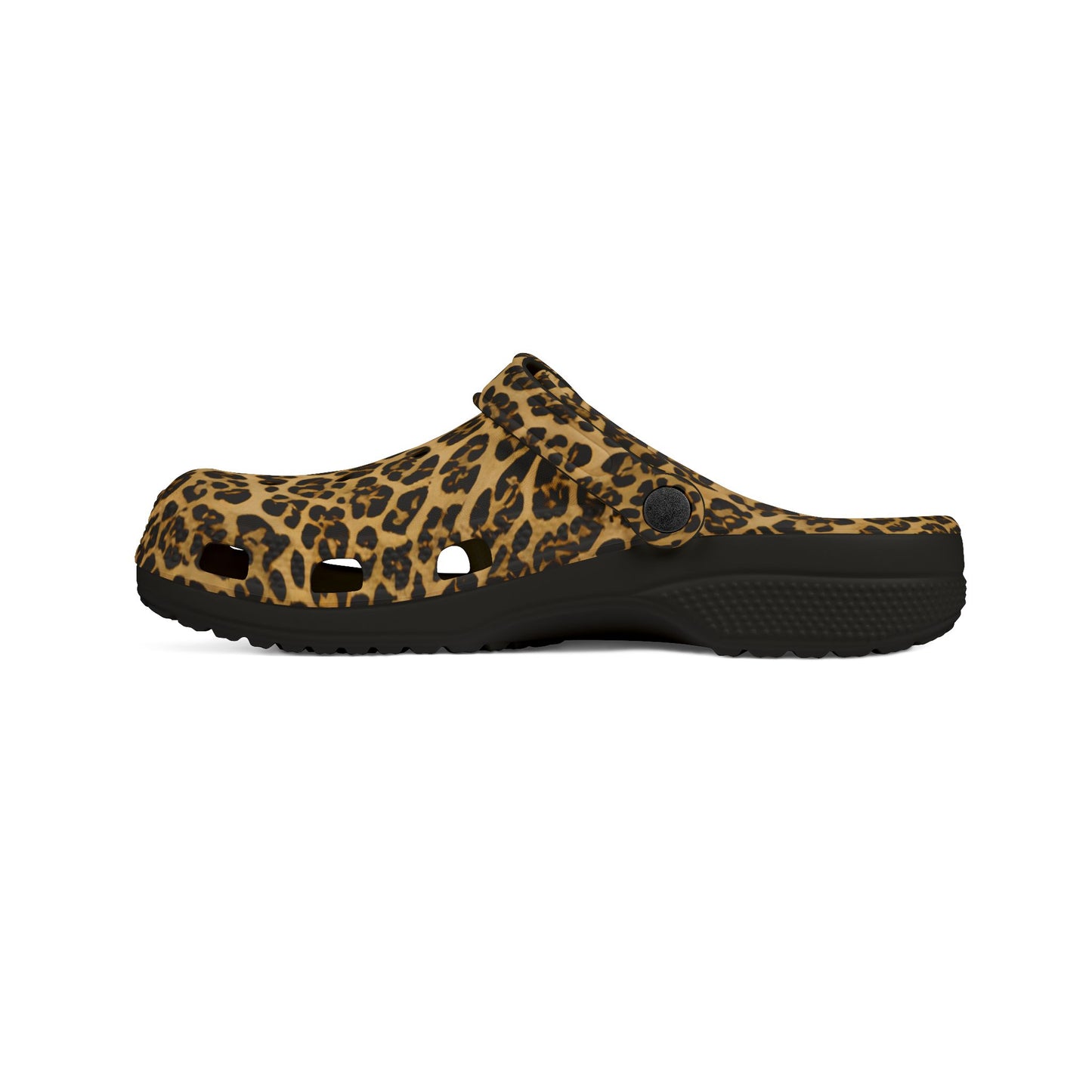Leopard Print EVA Foam Clogs for Comfortable & Fun Footwear, Garden Shoes, Casual Slippers, Trendy Summer Footwear
