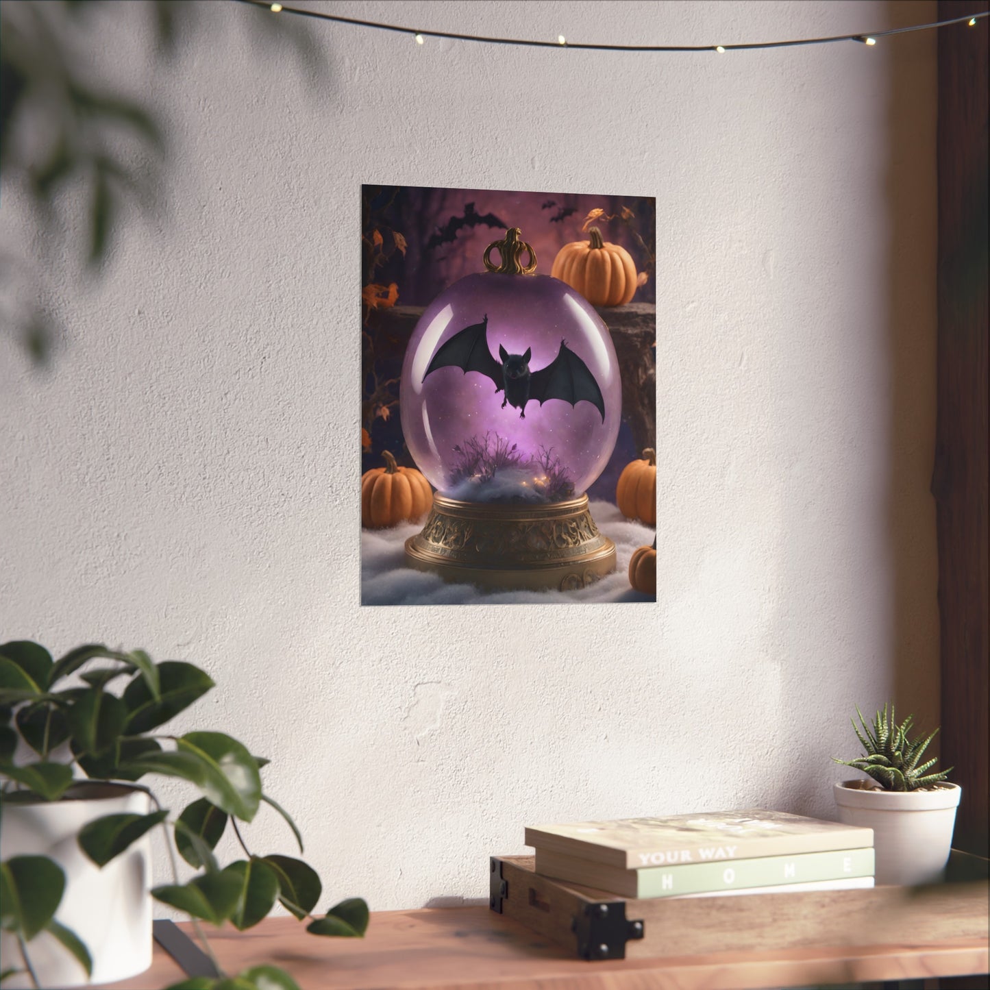 Goth Bat Fine Art Print, Dark Academia, Goth Wall Decor, Gothic Gallery Wall, Halloween Decor