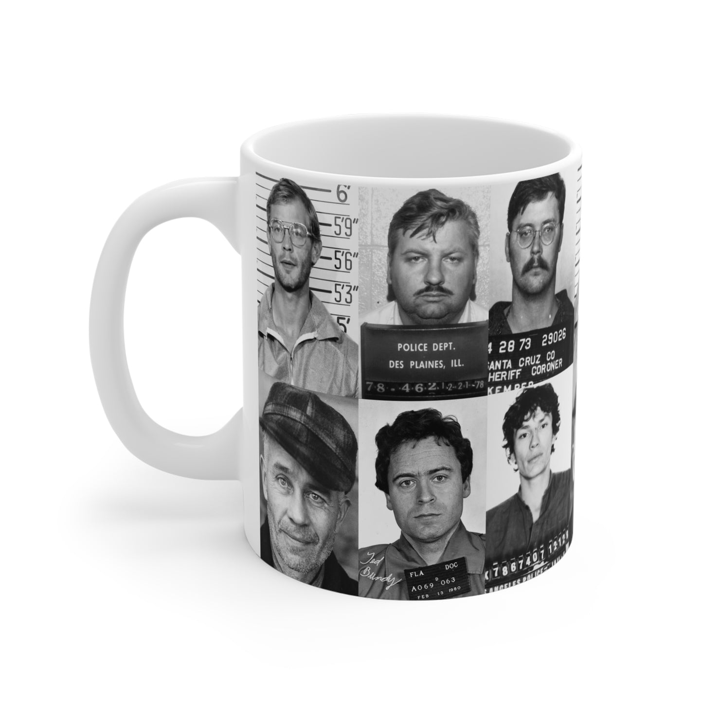 Serial Killer Mug, True Crime, Horror, Halloween