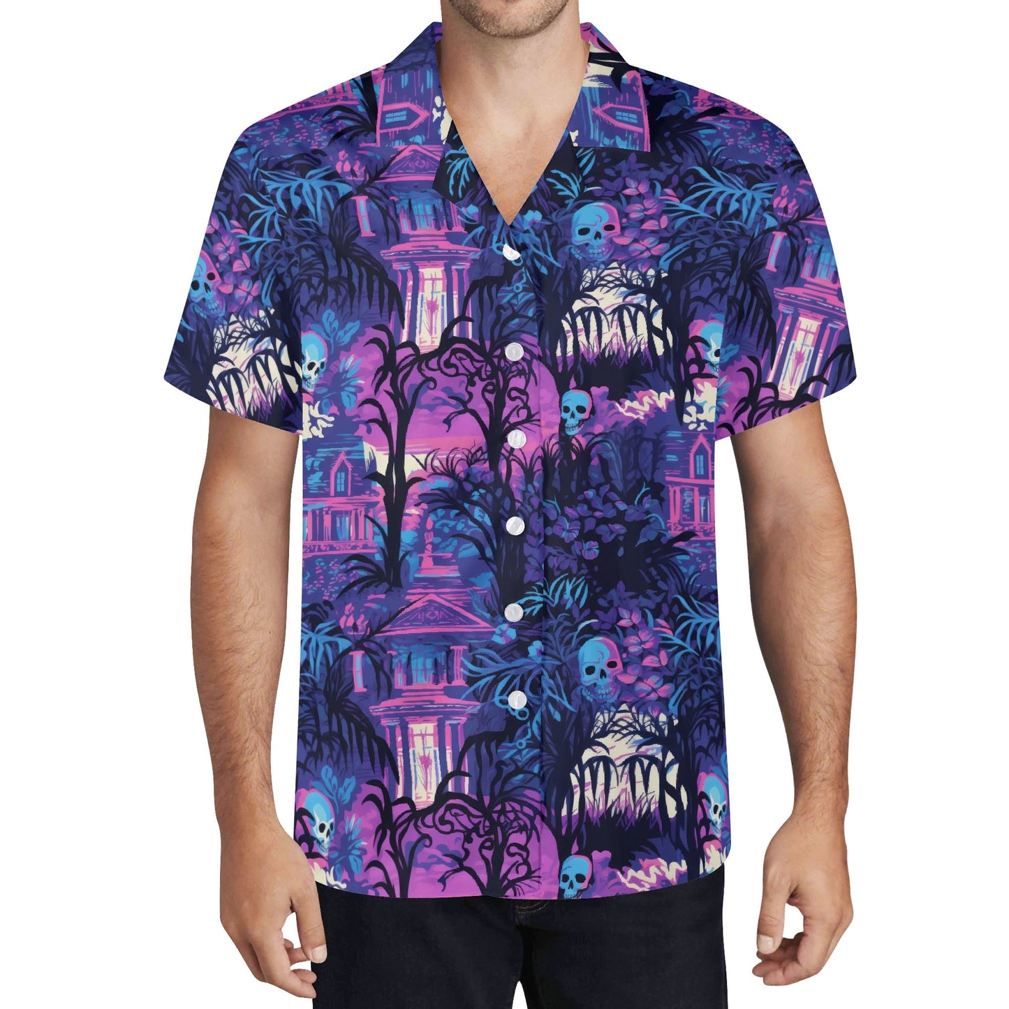 Spooky Night Hawaiian Shirt, Summerween