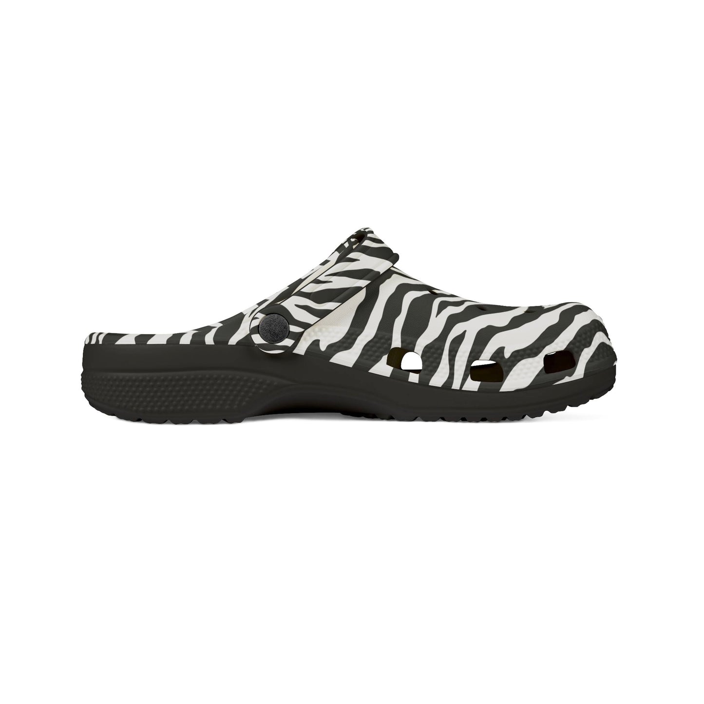 Zebra Print EVA Foam Clogs for Comfortable & Fun Footwear, Garden Shoes, Casual Slippers, Trendy Summer Footwear
