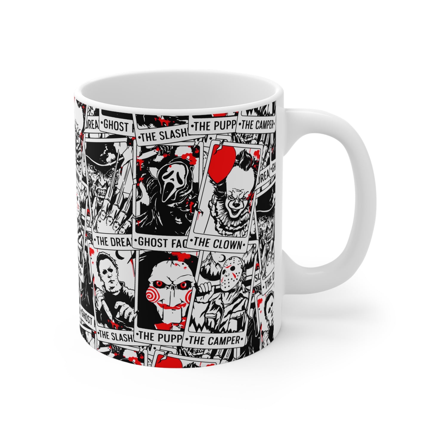 Horror movies Mug, tarot cards