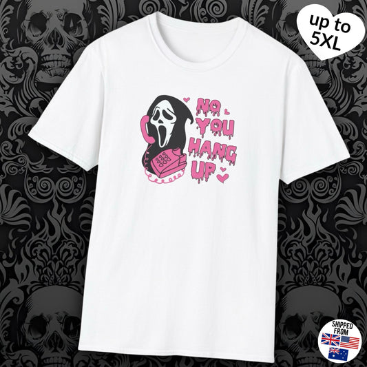 Ghostface, No you hang up T-Shirt, up to 5XL, Scream, Horror Movies