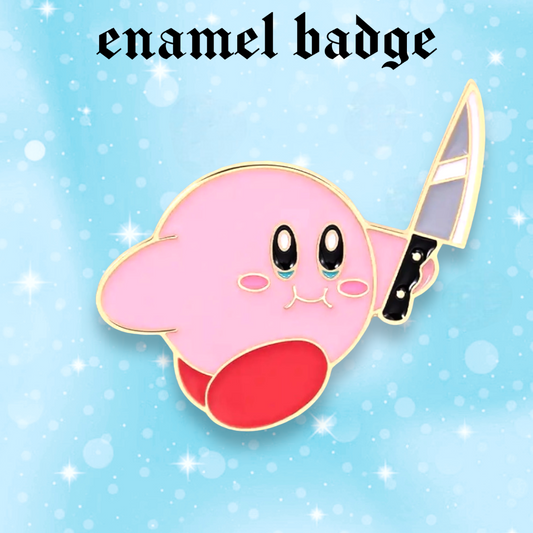 Kawaii goth badge