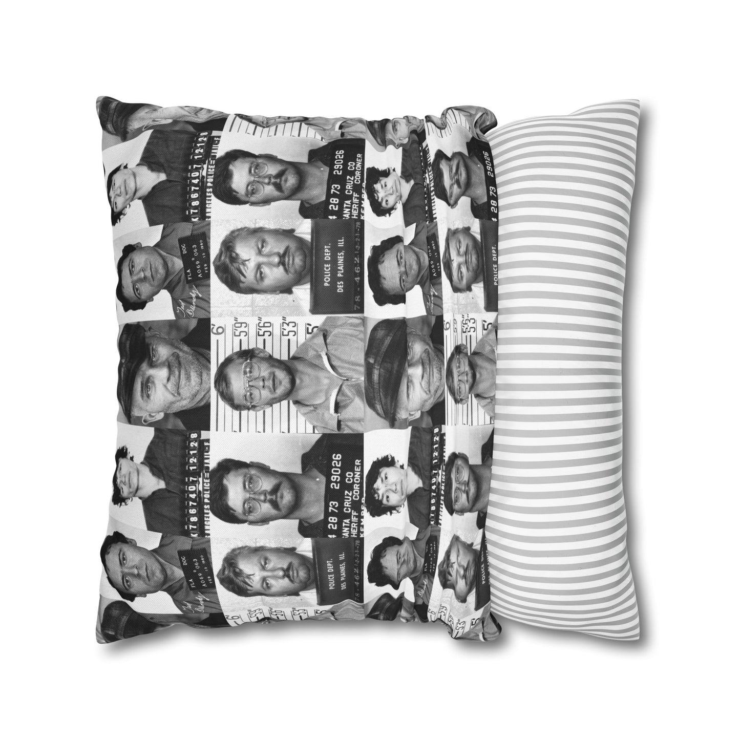 Serial Killer Square Pillowcase, Halloween, Horror
