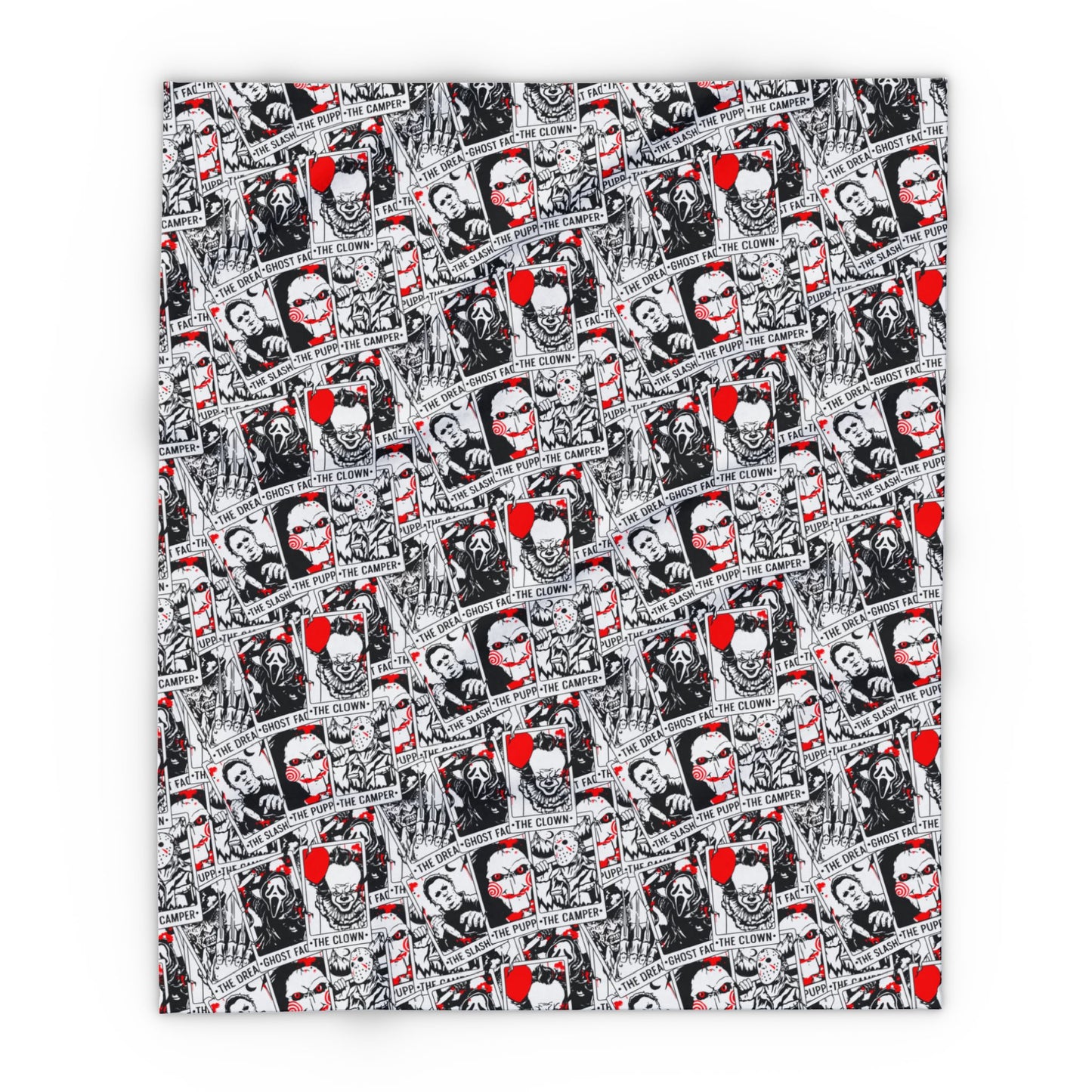 Horror Movies Tarot Arctic Fleece Blanket - Halloween Decor