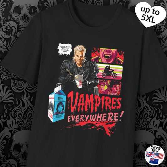 The Lost Boys, Vampire, Halloween Softstyle T-Shirt, up to 5XL