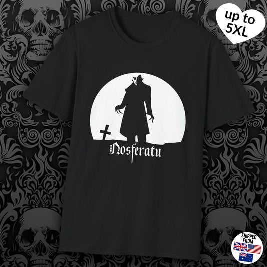 Nosferatu T-shirt, up to 5XL, classic horror movie, vampire