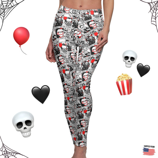 Kawaii Goth Leggings, pastel cute Halloween