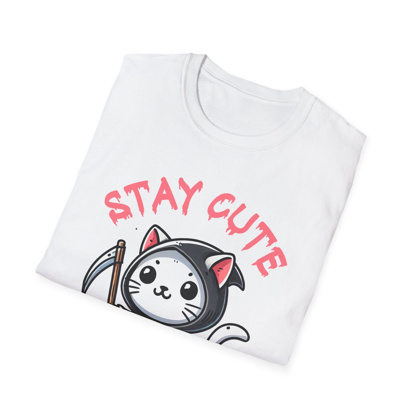 Cute Grim Reaper Softstyle T-Shirt, up to 5XL
