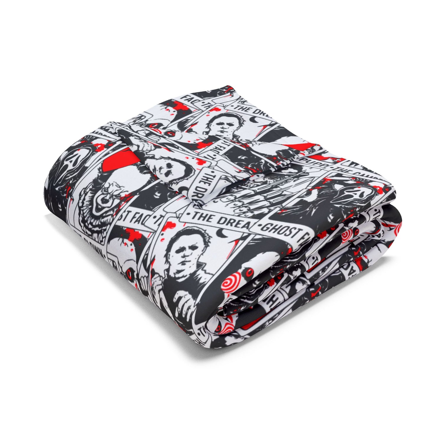 Horror Movies Tarot Arctic Fleece Blanket - Halloween Decor
