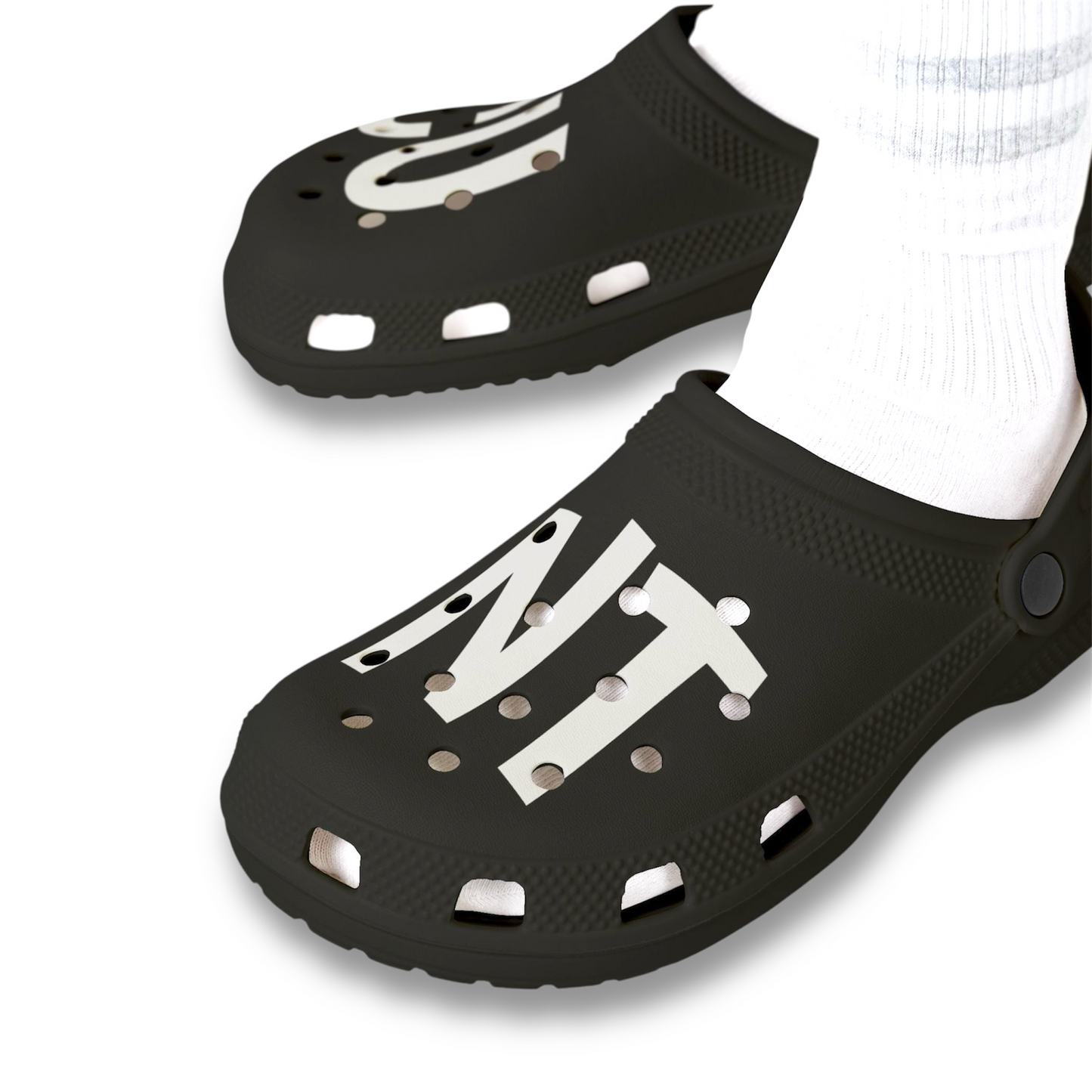 C*nt Print EVA Foam Clogs for Comfortable & Fun Footwear, Garden Shoes, Casual Slippers, Trendy Summer Footwear