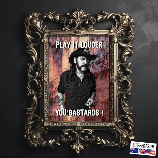 Lemmy Motorhead poster, Wall Art