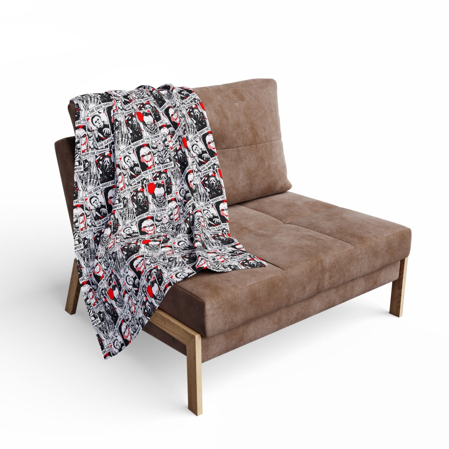 Horror Movies Tarot Arctic Fleece Blanket - Halloween Decor