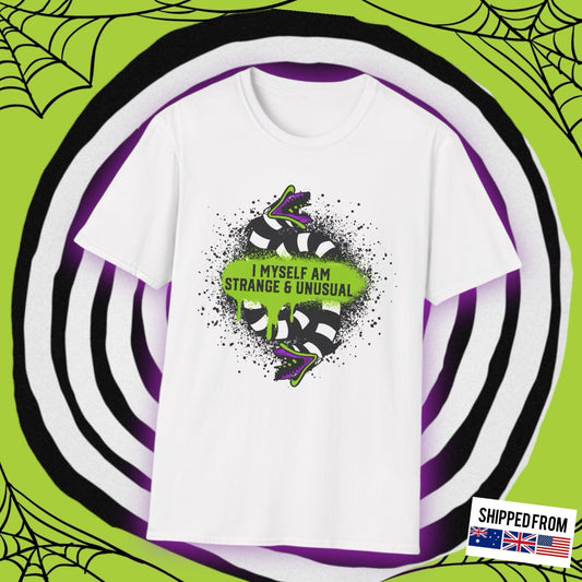 Strange and Unusual, Beetlejuice, Halloween Softstyle T-Shirt