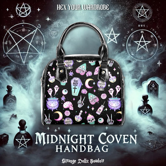 Pastel Goth Vegan Leather Handbag