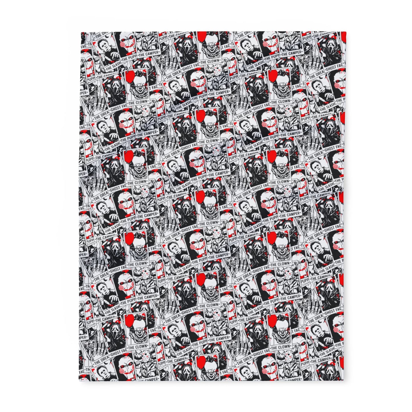 Horror Movies Tarot Arctic Fleece Blanket - Halloween Decor