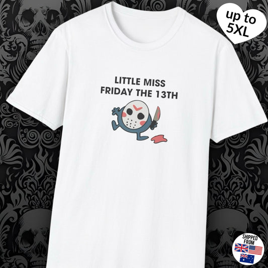 Little Miss Friday the 13th, T-Shirt, up to 5XL, Jason Voorhees, horror movies
