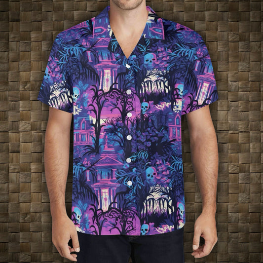 Spooky Night Hawaiian Shirt, Summerween