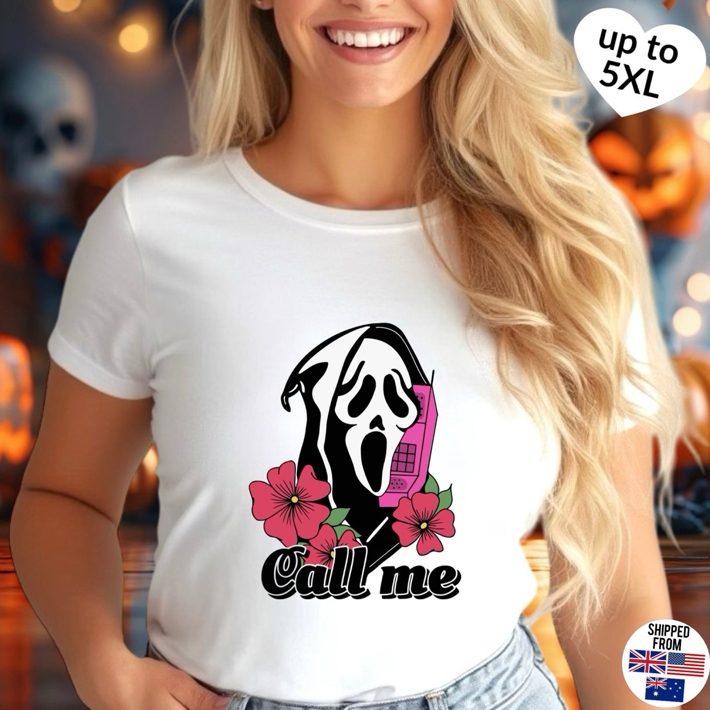 Ghostface T-shirt, up to 5XL, Scream, Horror Movies