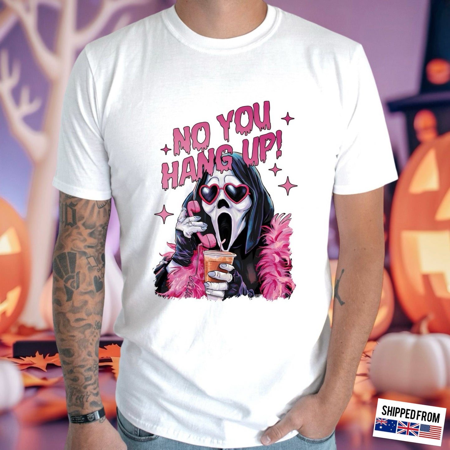 Ghostface, Scream, Softstyle T-Shirt