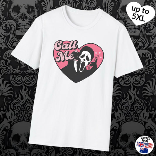 Ghostface Call me, T-Shirt, up to 5XL, Scream, Horror Movies
