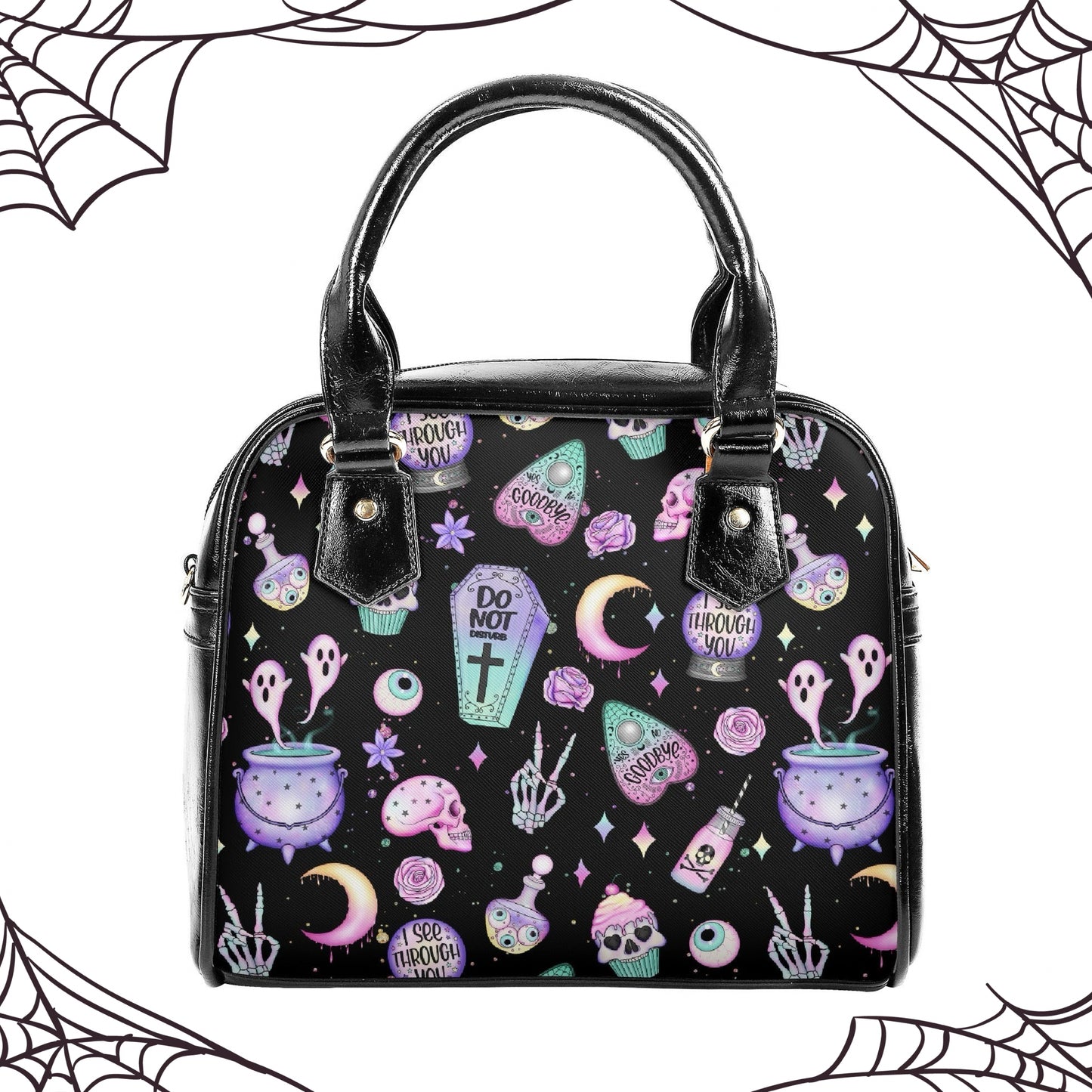 Pastel goth handbag, Halloween