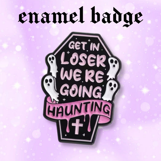 Tombstone enamel pin badge, Halloween, Strange Dollz Boudoir