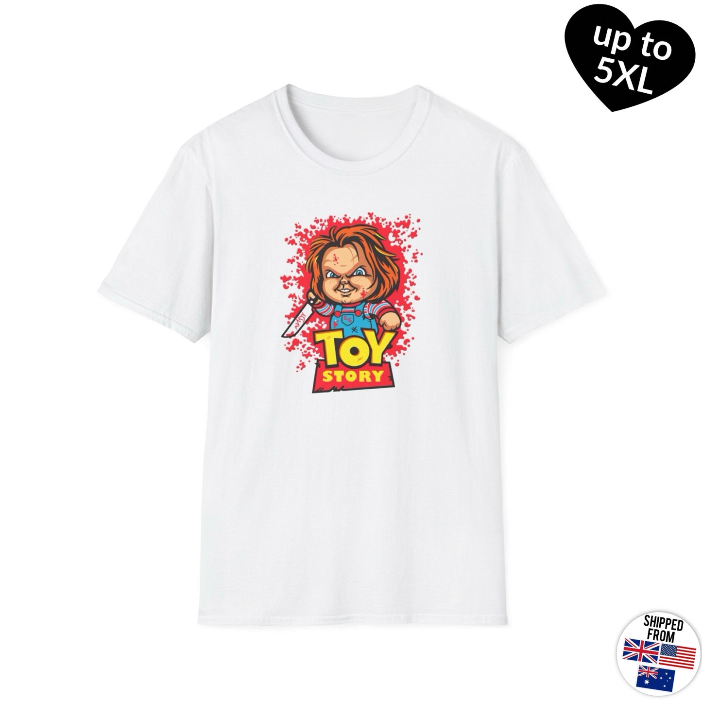 Chucky T-Shirt, up to 5XL, Child Play, Horror Movies