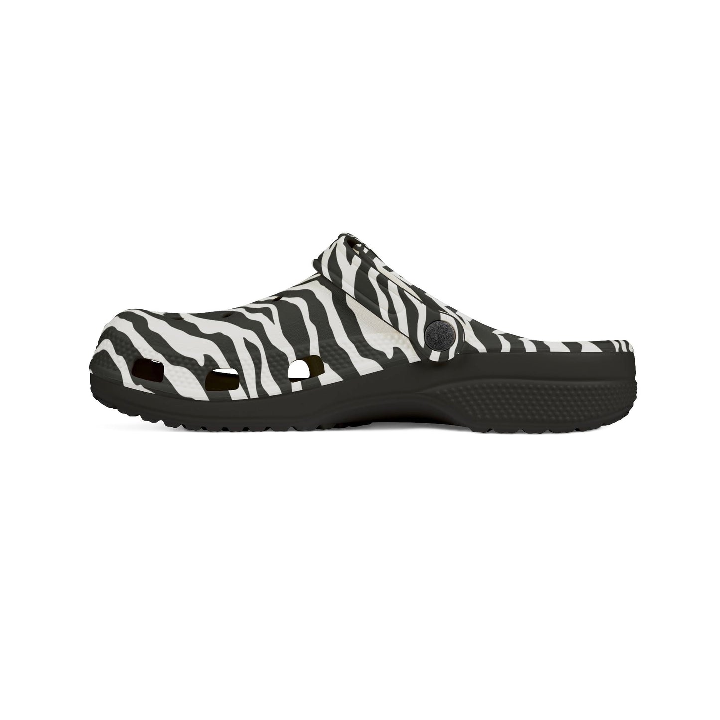 Zebra Print EVA Foam Clogs for Comfortable & Fun Footwear, Garden Shoes, Casual Slippers, Trendy Summer Footwear