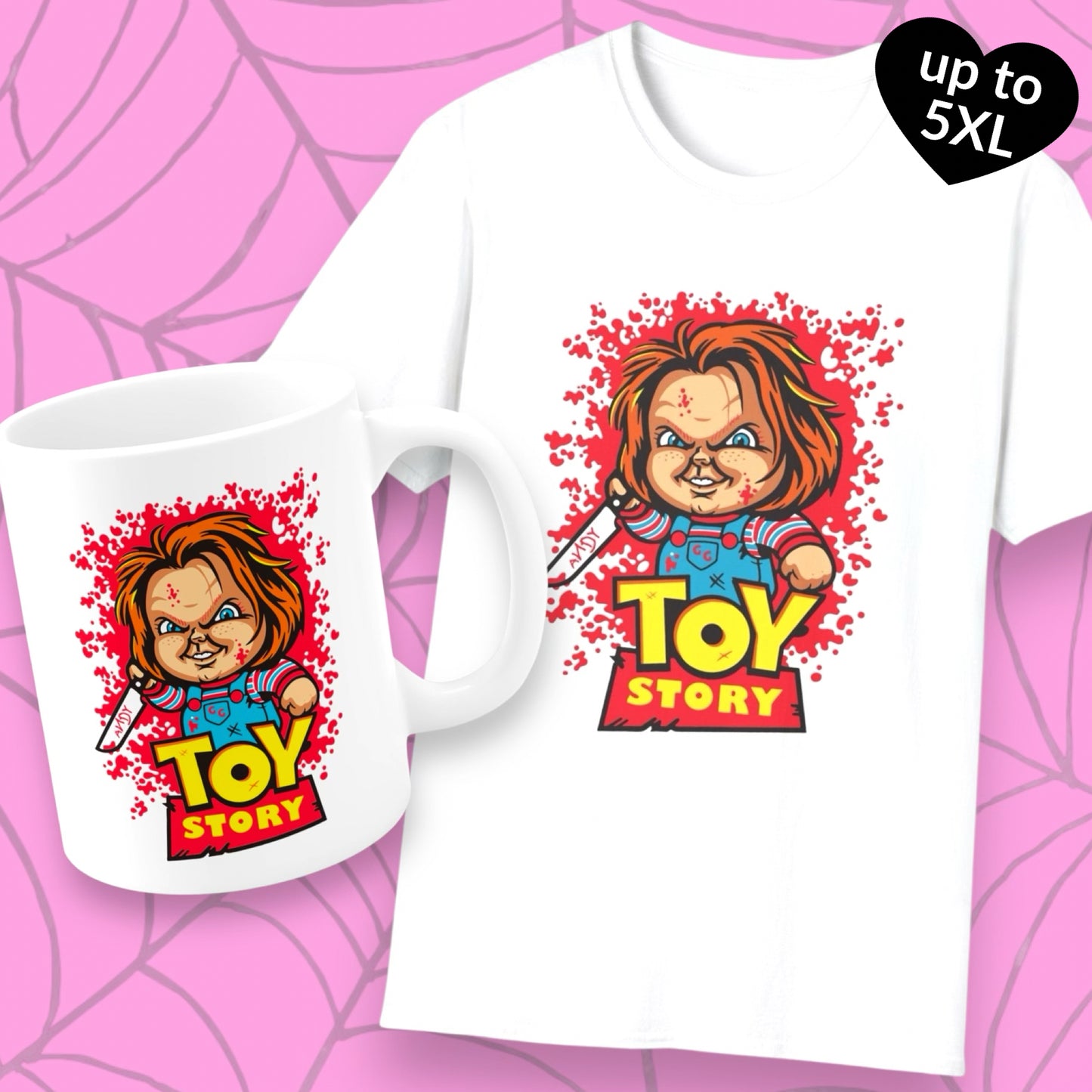 Chucky Toy Story Mug, Horror Movies