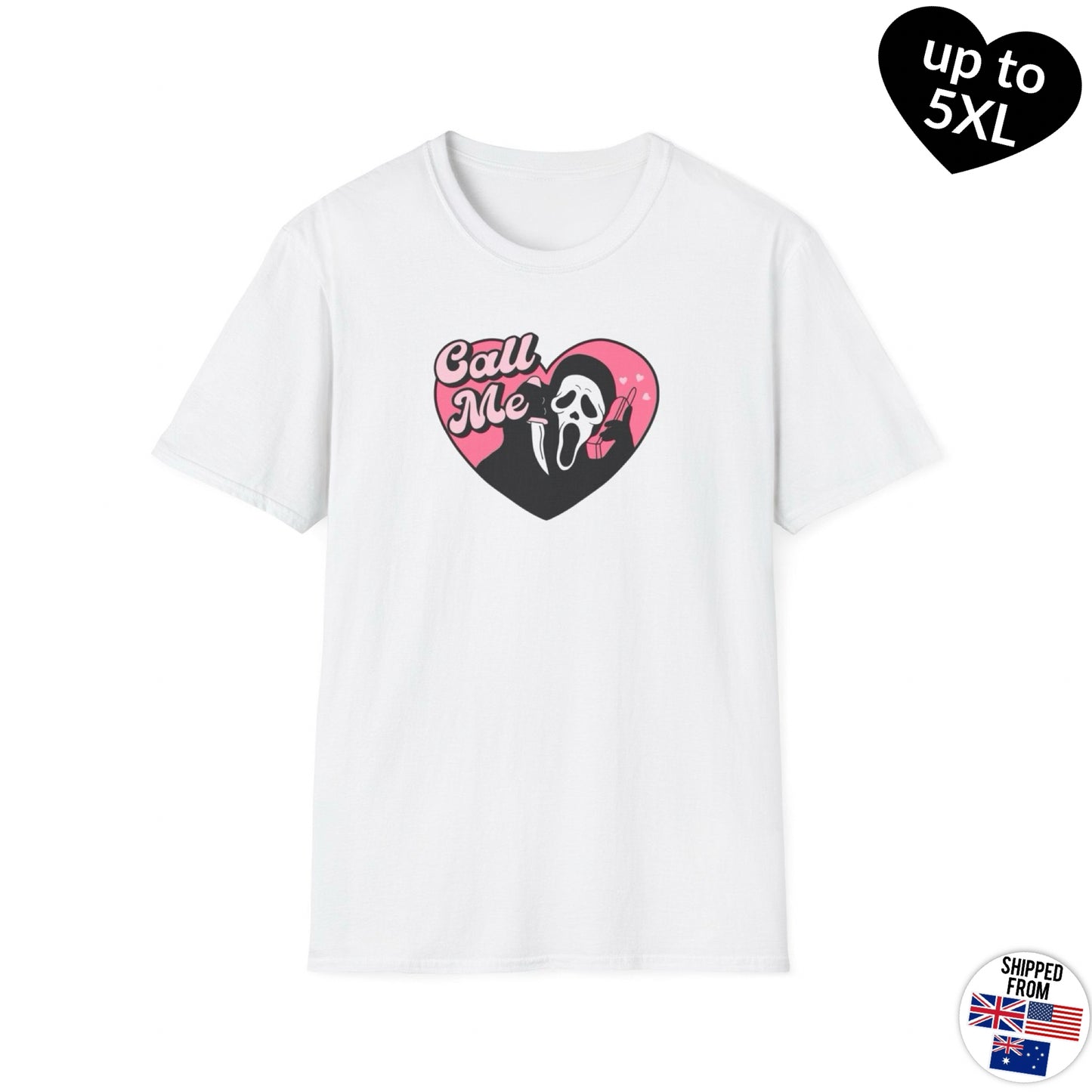 Ghostface Call me, T-Shirt, up to 5XL, Scream, Horror Movies