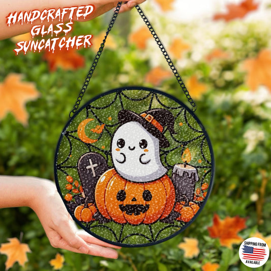 Spooky ghost suncatcher