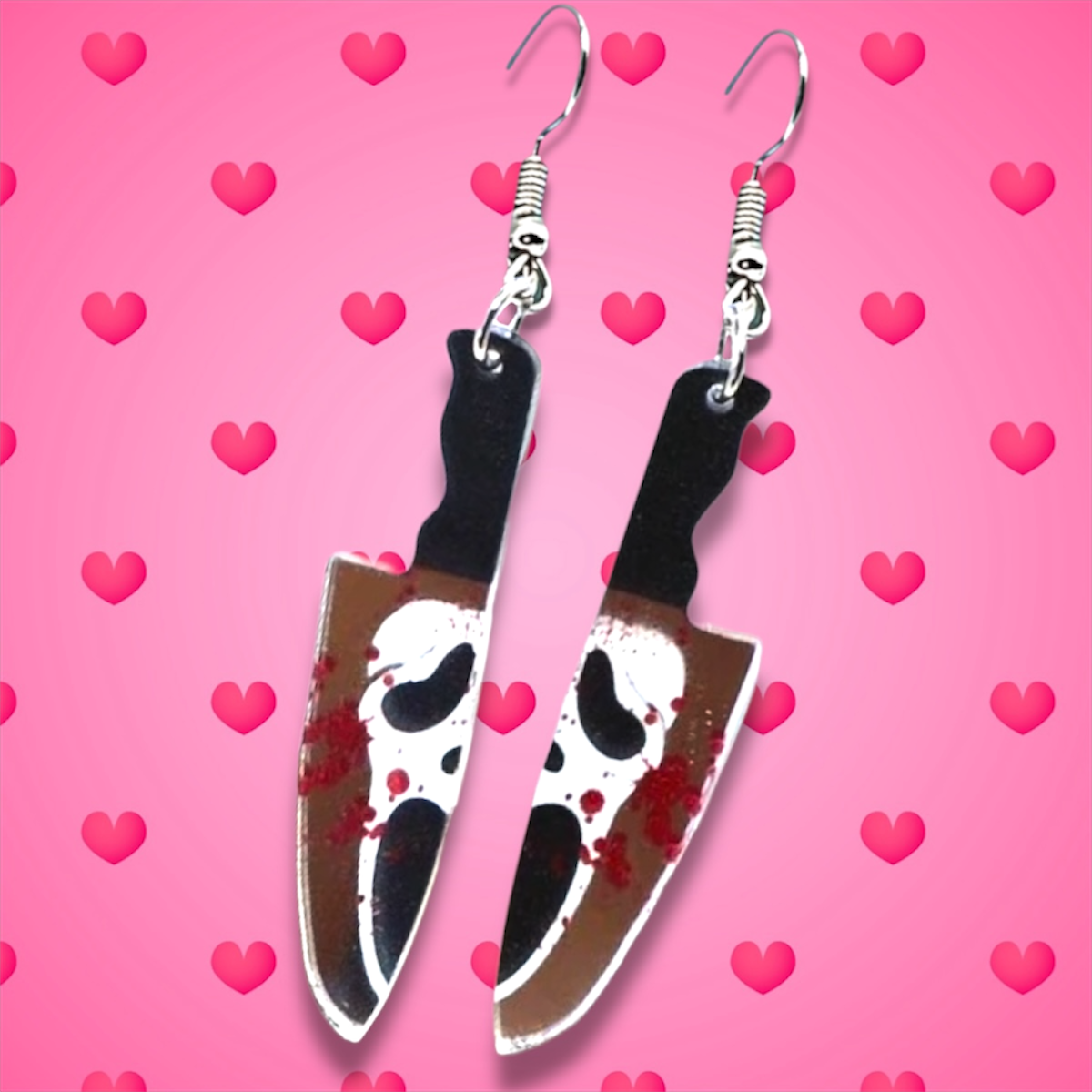 Ghostface earrings