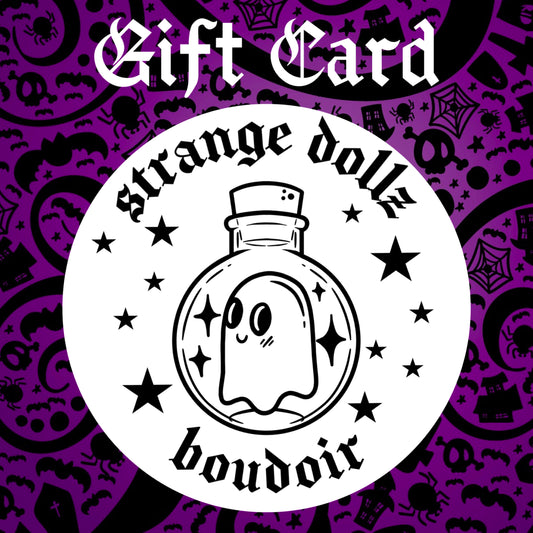 Gift card, digital item, Strange Dollz Boudoir