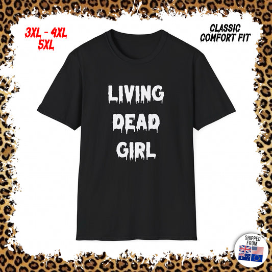 Living Dead Girl, psychobilly Softstyle T-Shirt, up to 5XL