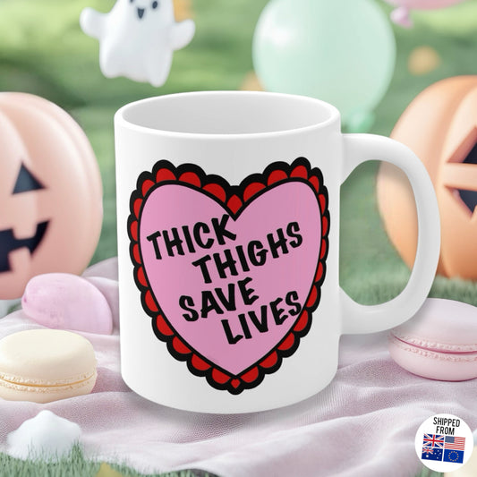 Thick thighs save lives Mug