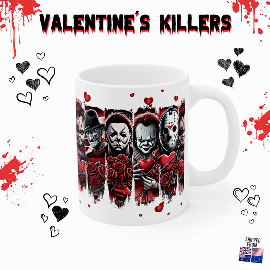 Valentine’s Killers Mug, Horror Movie, Halloween