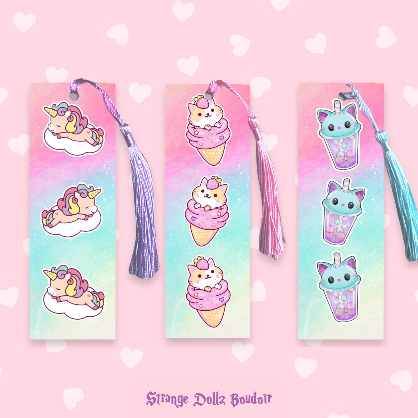 Kawaii bookmarks, Strange Dollz Boudoir