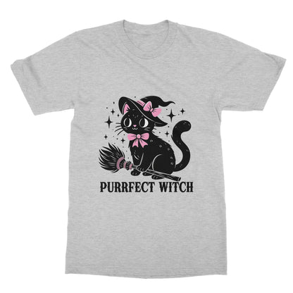 Purrfect Witch, Softstyle T-Shirt