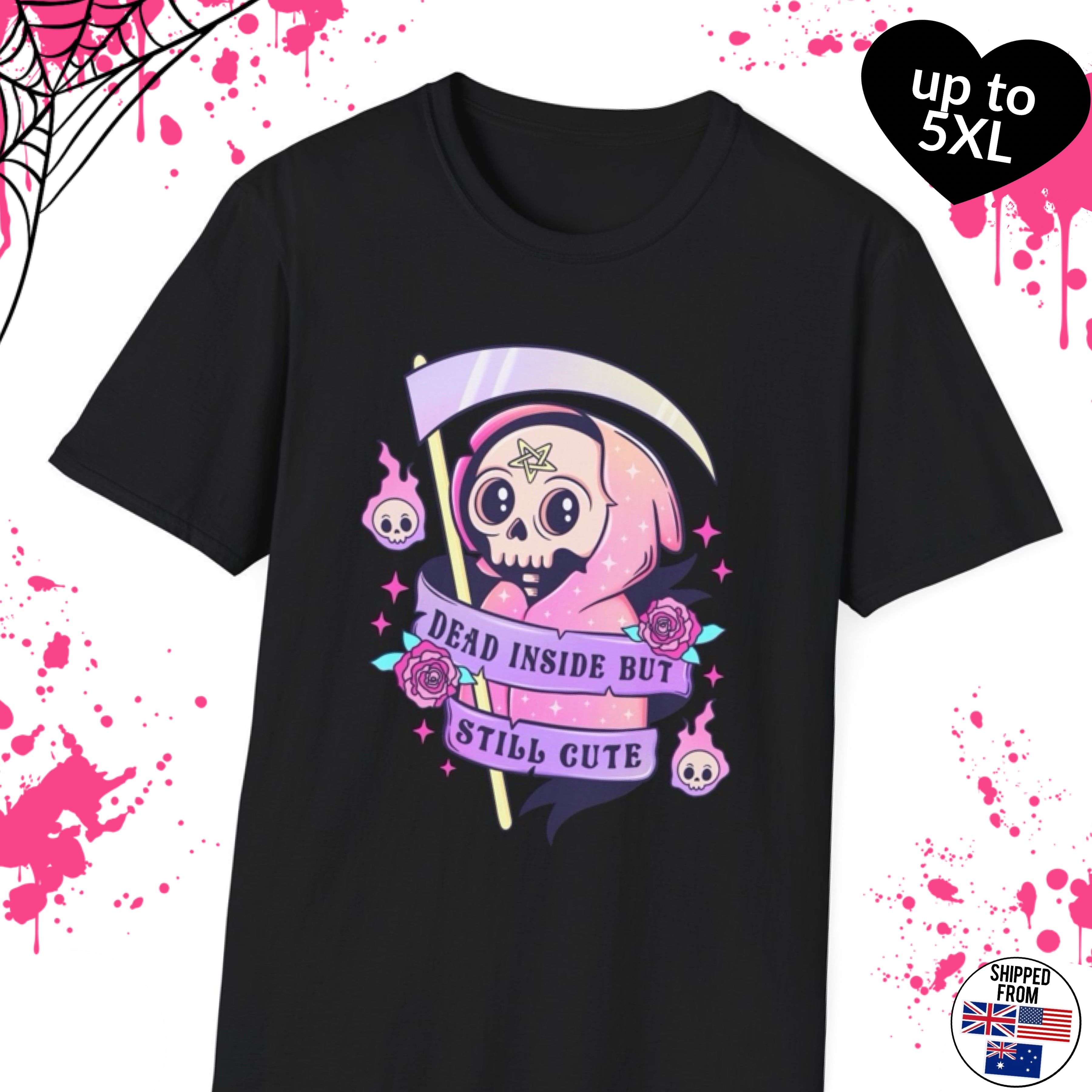 Kawaii goth tshirt