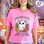 Feeling cute, might haunt you later, Softstyle T-Shirt, Halloween, kawaii, up to 5XL
