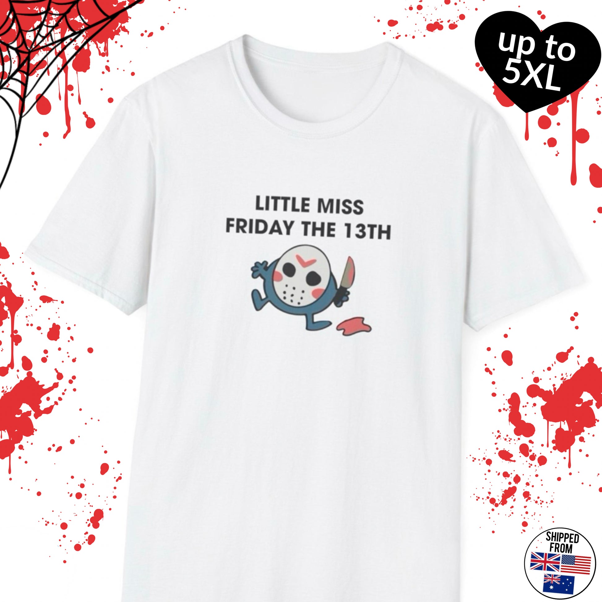 Friday the 13th horror movie, spooky cute